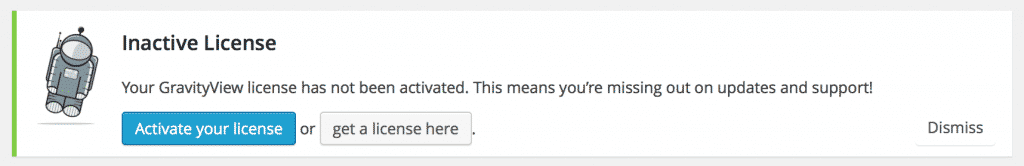 GravityView Notices