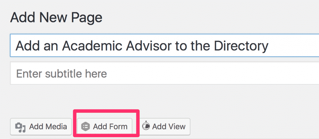 Add Form