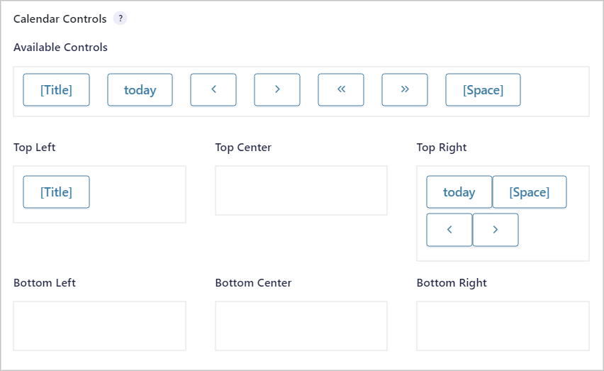 Gravity Forms Calendar controls settings
