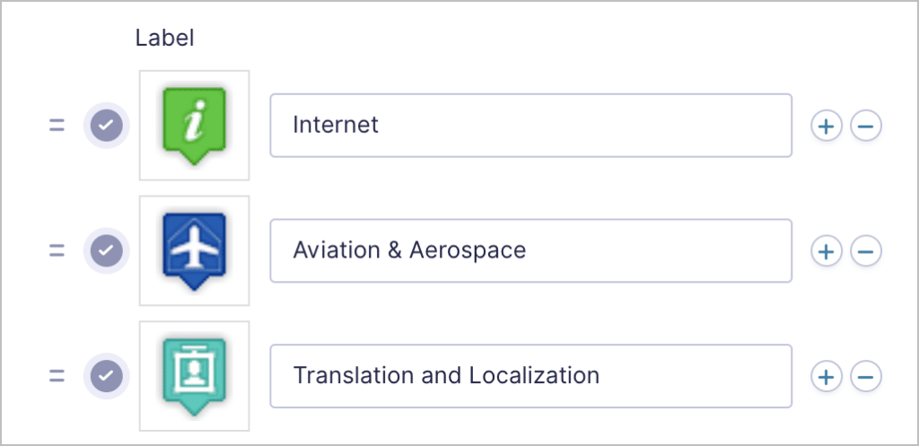 Field choices in Gravity Forms with custom map icons associated with them