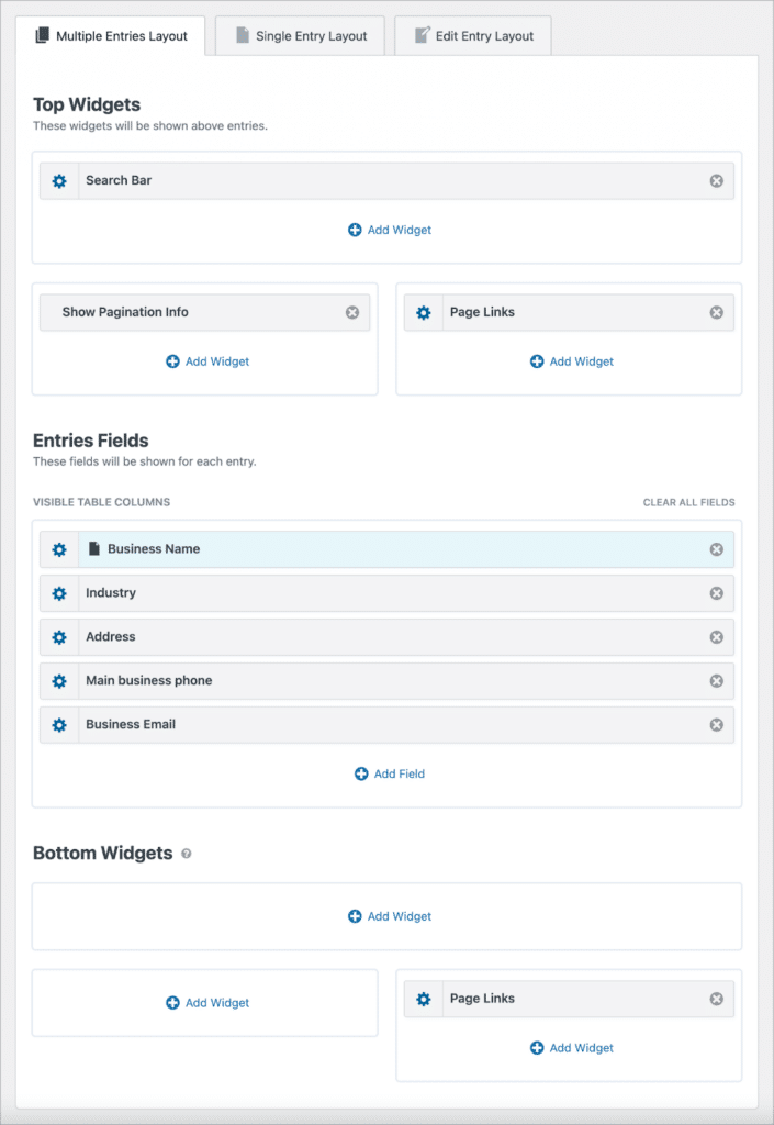 The GravityView drag-and-drop View builder