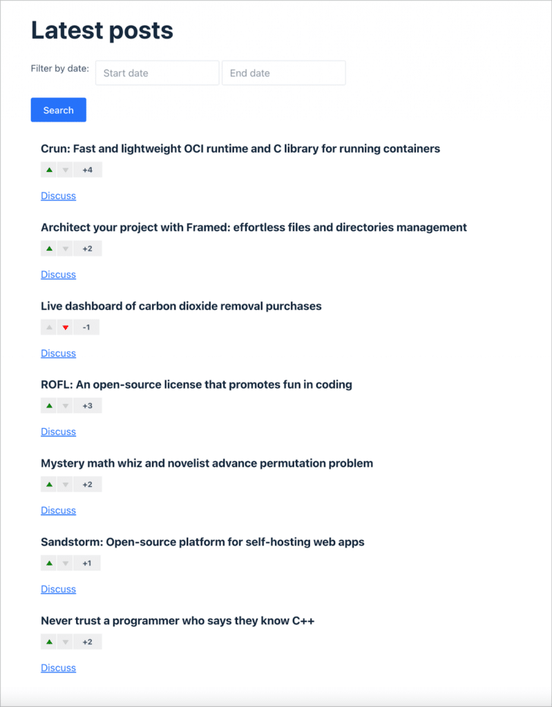 A Hacker News clone built on WordPress using Gravity Forms and GravityView