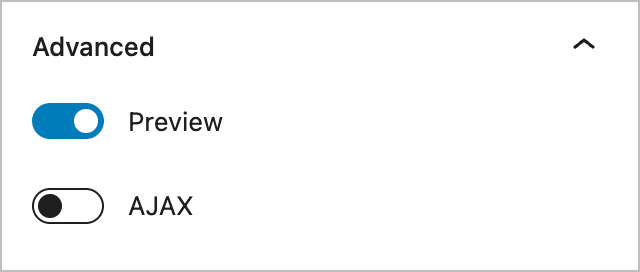 Gravity Forms Advanced Settings allowing you to enable AJAX