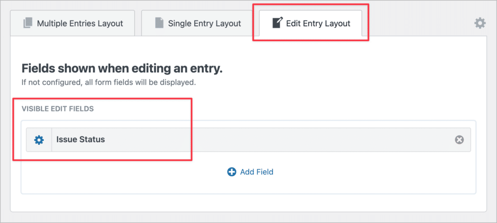 The GravityView Edit Entry Layout