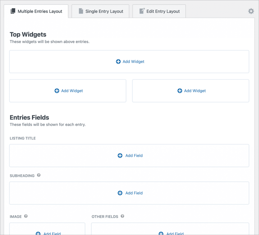 GravityView—Drag and drop View editor